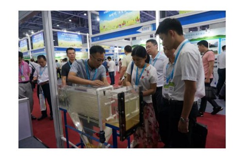 广东省生态情形厅厅长鲁修禄莅临鸿运国际水务展位旅行指导！